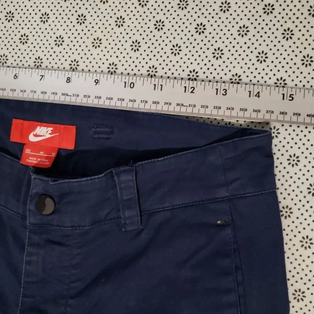 Nike Sportswear Men's Navy Cargo Pants Size 30 M 805110-451 Tapered Leg